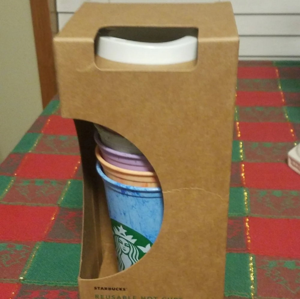 Starbucks reusable hot cups